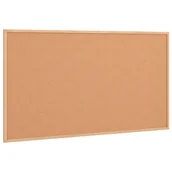 Tablice interaktywne - vidaXL Tablica korkowa z ramą z litego drewna sosnowego 100x55 cm - miniaturka - grafika 1