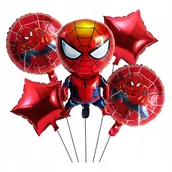 Balony i akcesoria - BALON SPIDERMAN DUŻY 80 CM SPIDEY NA URODZINY ZESTAW BALONÓW URODZINOWYCH - miniaturka - grafika 1