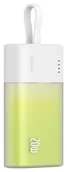 Powerbanki - Baseus Popsicle 5200mAh 20W z wbudowanym kablem Lightning biało-zielony - miniaturka - grafika 1