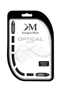 Kruger&Matz Krüger&amp;Matz Kabel optyczny toslink-toslink 1m KM0319 KM0319 - Kable - miniaturka - grafika 2