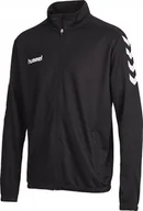 Bluzy męskie - Hummel bluza sportowa męska CORE POLY r. S czarna zamek - miniaturka - grafika 1