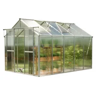 Szklarnie ogrodowe - GFP szklarnia SAPHIR 5 rama aluminiowa 259x322 cm - płytami poliwęglanowymi ok. 6 mm - miniaturka - grafika 1