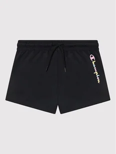 Champion Szorty sportowe 404348 Czarny Regular Fit - Spodenki damskie - miniaturka - grafika 1
