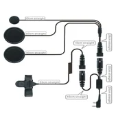 Krótkofalówki - Zestaw słuchawkowy do kasku zamkniętego z wtykiem Kenwood - miniaturka - grafika 1