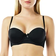 Biustonosze - Dagi Damski biustonosz push-up Underwire, czarny, 85B - miniaturka - grafika 1