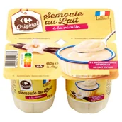 Desery mleczne - Carrefour Original Kaszka manna na mleku o smaku waniliowym 460 g (4 x 115 g) - miniaturka - grafika 1