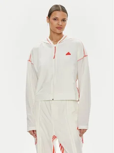 adidas Wiatrówka Dance All-Gender Versatile IS0889 Biały Loose Fit - Kurtki damskie - miniaturka - grafika 1