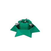 Stojaki choinkowe - Stojak plastikowy gwiazda 39,5 cm zielony - miniaturka - grafika 1