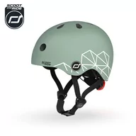 Kaski rowerowe - Kask XXS-S dla dzieci 1-5 lat Green Lines Scootandride - miniaturka - grafika 1