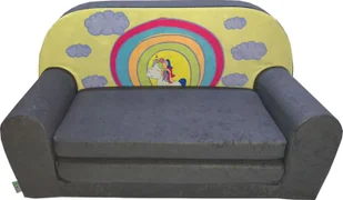 Galeriatrend Sofka Dziecięca Mini Kanapa Łóżko Kucyk Tecza - Łóżka dla dzieci i młodzieży - miniaturka - grafika 1