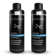 Szampony do włosów - Szampon Keratin Repair & Nourish 300 ml x 2 - miniaturka - grafika 1
