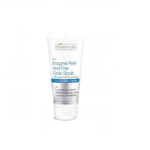 Bielenda Professional 2in1 Enzyme Peel And Fine Grai Scrun With Papain And Bromelain peeling do twarzy 150g - Peelingi i scruby do twarzy - miniaturka - grafika 2