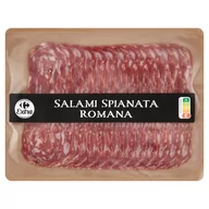 Kiełbasa i wędliny - Carrefour Extra Salami Spinata Romana 100 g - miniaturka - grafika 1