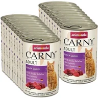 Mokra karma dla kotów - ANIMONDA Cat Carny Adult wołowina i jagnięcina 400g - miniaturka - grafika 1