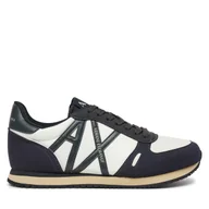 Sneakersy męskie - Sneakersy Armani Exchange XUX017 XCC68 U390 Granatowy - miniaturka - grafika 1