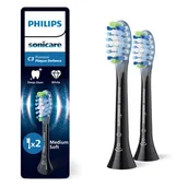 Końcówki do szczoteczek elektrycznych - Oryginalne końcówki PHILIPS Sonicare C3 HX9042/88 Średnio miękkie włókna (2 szt.) (Zaawansowane usuwanie płytki bakteryjnej) - miniaturka - grafika 1