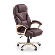 Fotele i krzesła biurowe - Fotel Obrotowy Brązowy Do Biura Desmond Halmar - miniaturka - grafika 1