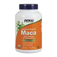 Witaminy i minerały - Now Foods Foods Maca Organic Pure Powder 198 g TT000161 - miniaturka - grafika 1