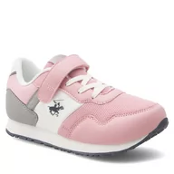 Buty dla dziewczynek - Sneakersy Beverly Hills Polo Club LH2211190(IV)DZ Różowy - miniaturka - grafika 1