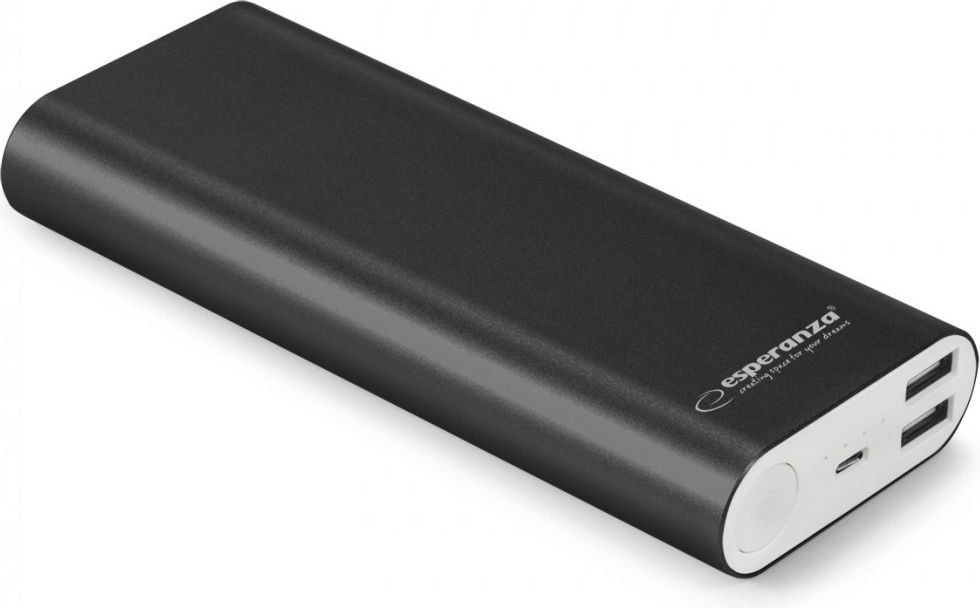 Esperanza Proton 10000 mAh Czarny EMP113K