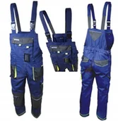 Odzież robocza - Leber & Hollman INNY Spodnie ochronne ogrodniczki 50 granatowo-czarno-żółty 115L702 - miniaturka - grafika 1