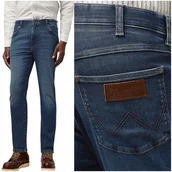 Spodnie męskie - Wrangler LARSTON slim FREE TO STRETCH dopasowane spodnie jeansowe W38 L32 - miniaturka - grafika 1
