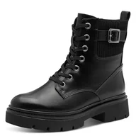 Kozaki damskie - Marco Tozzi Damskie 2-26248-45 modne kozaki, czarne, 37 EU, czarny, 37 EU - miniaturka - grafika 1