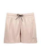 Spodnie sportowe damskie - adidas Szorty dresowe w kolorze beżowym - miniaturka - grafika 1
