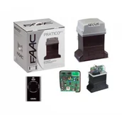 Zestawy do bram - FAAC Zestaw PRATICO 746 230V BASIC do bram przesuwnych do 600 kg - miniaturka - grafika 1