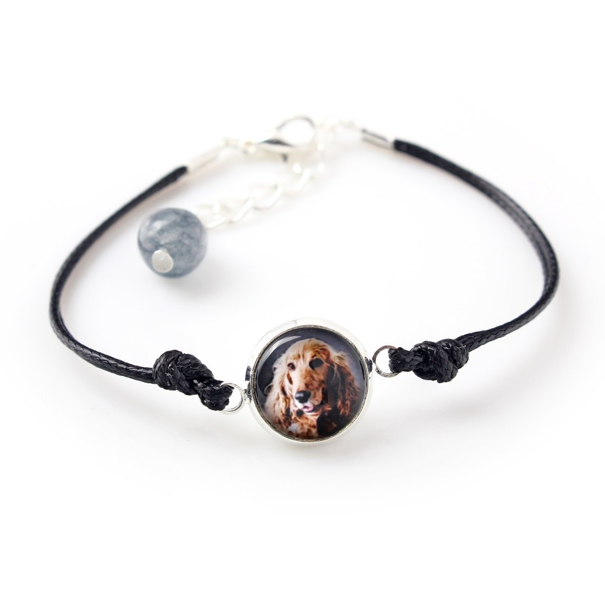 Cocker spaniel angielski - bransoletka z twoim zdjęciem handmade, wyjątkowa biżuteria marki Art-Dog