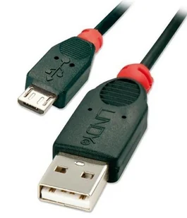 Lindy Kabel USB (Typ A - Micro Typ B) 31664 -1 m - Kable USB - miniaturka - grafika 1
