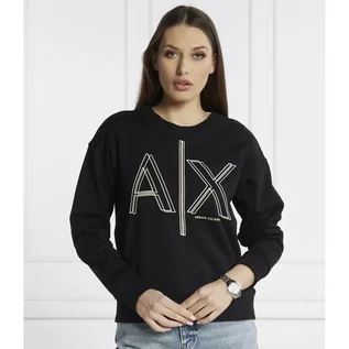 Bluzy damskie - Armani Exchange Bluza | Regular Fit - grafika 1