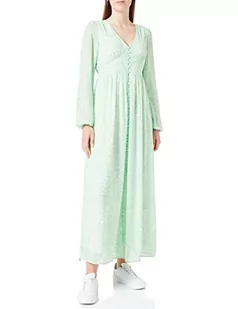 ONLY Damska sukienka Onlamanda L/S Long Dress Ex Ptm z nadrukiem, Summer Green/Aop: tanya Flower, XL - Sukienki - miniaturka - grafika 1