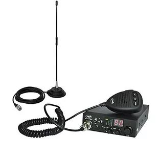 Pakiet odbiorników radiowych CB Escort HP 8024 ASQ + antena CB Extra 40 z magnesem - Anteny samochodowe - miniaturka - grafika 1