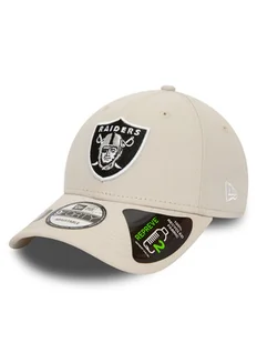 New Era Czapka z daszkiem Repreve 940 Raiders 60435235 Écru - Czapki męskie - miniaturka - grafika 1