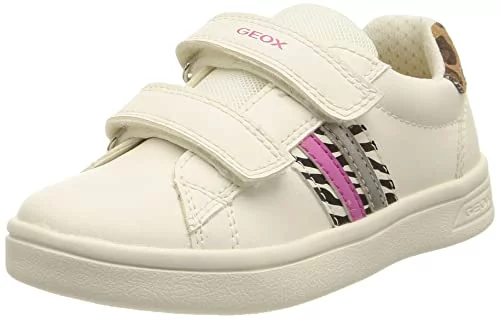 Geox J DJROCK Girl A Sneaker, białe, 26 EU - Ceny i opinie na Skapiec.pl