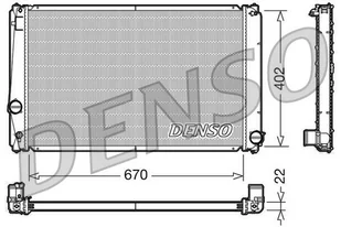 Chłodnica, układ chłodzenia silnika Denso DRM50053 - Układ chłodzenia - akcesoria - miniaturka - grafika 1