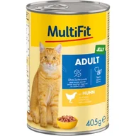 Mokra karma dla kotów - MultiFit Adult Jelly Kurczak 12x405 g - miniaturka - grafika 1