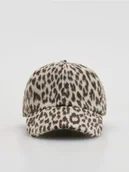 Czapki damskie - Reserved - Czapka z daszkiem w panterkę - wielobarwny - miniaturka - grafika 1