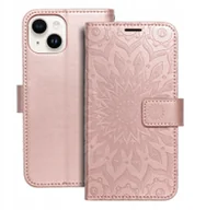 Etui i futerały do telefonów - Kabura MEZZO Book do IPHONE 14 mandala złoty róż - miniaturka - grafika 1