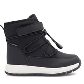 Buty dla dziewczynek - Śniegowce Nelli Blu XT-L4058(III)DZ Czarny - miniaturka - grafika 1