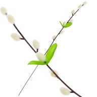 Sztuczne kwiaty - Bazia Palma Wielkanocna Bazie Gałązka Dekoracyjna - miniaturka - grafika 1