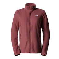 Bluzy sportowe damskie - Bluza The North Face 100 Glacier 0A5IHO6R41 - brązowa - miniaturka - grafika 1