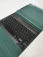 Etui do tabletów - Etui z klawiaturą Bluetooth w kolorze butelkowej zieleni do iPad - miniaturka - grafika 1