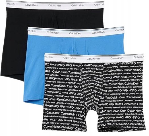 CALVIN KLEIN ORYGINALNE BOKSERKI MĘSKIE 3-PACK BOX ROZMIAR L