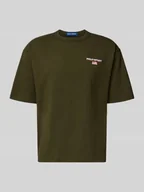 Koszulki męskie - T-shirt z wyhaftowanym logo - miniaturka - grafika 1