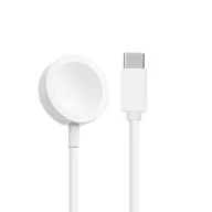 Akcesoria do smartwatchy - Ładowarka Apple Watch Series Ultra 8, 7, 6, 5, 4, 3, 2 Bezprzewodowa 30 cm Biała - miniaturka - grafika 1