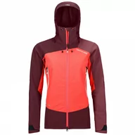 Kurtki i kamizelki sportowe damskie - Kurtka damska Ortovox W's Westalpen Softshell Jacket Rozmiar: L / Kolor: czerwony - miniaturka - grafika 1