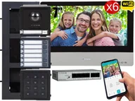 Wideodomofony - Zestaw modułowy wielorodzinny wideodomofon IP Vidos ONE 6x M2020 A2000-G/D/N FullHD IPS Szyfrator Podtynkowy - miniaturka - grafika 1