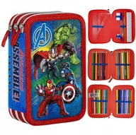 Piórniki - Piórnik Trzykomorowy Z Wyposażeniem Avengers Marvel Giotto - miniaturka - grafika 1